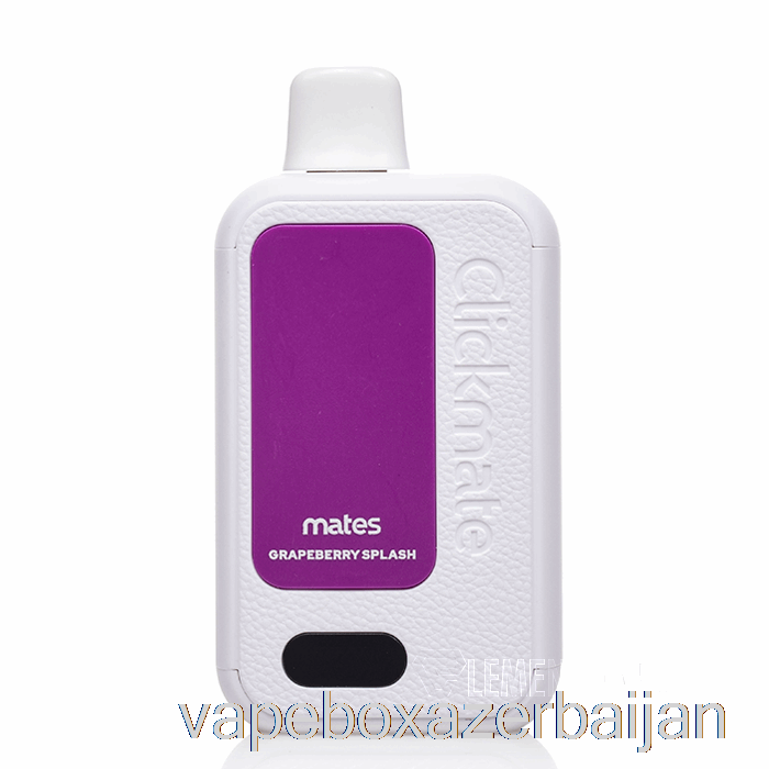 Vape Azerbaijan 7 Daze Clickmate 15000 Disposable Kit Grapeberry Splash